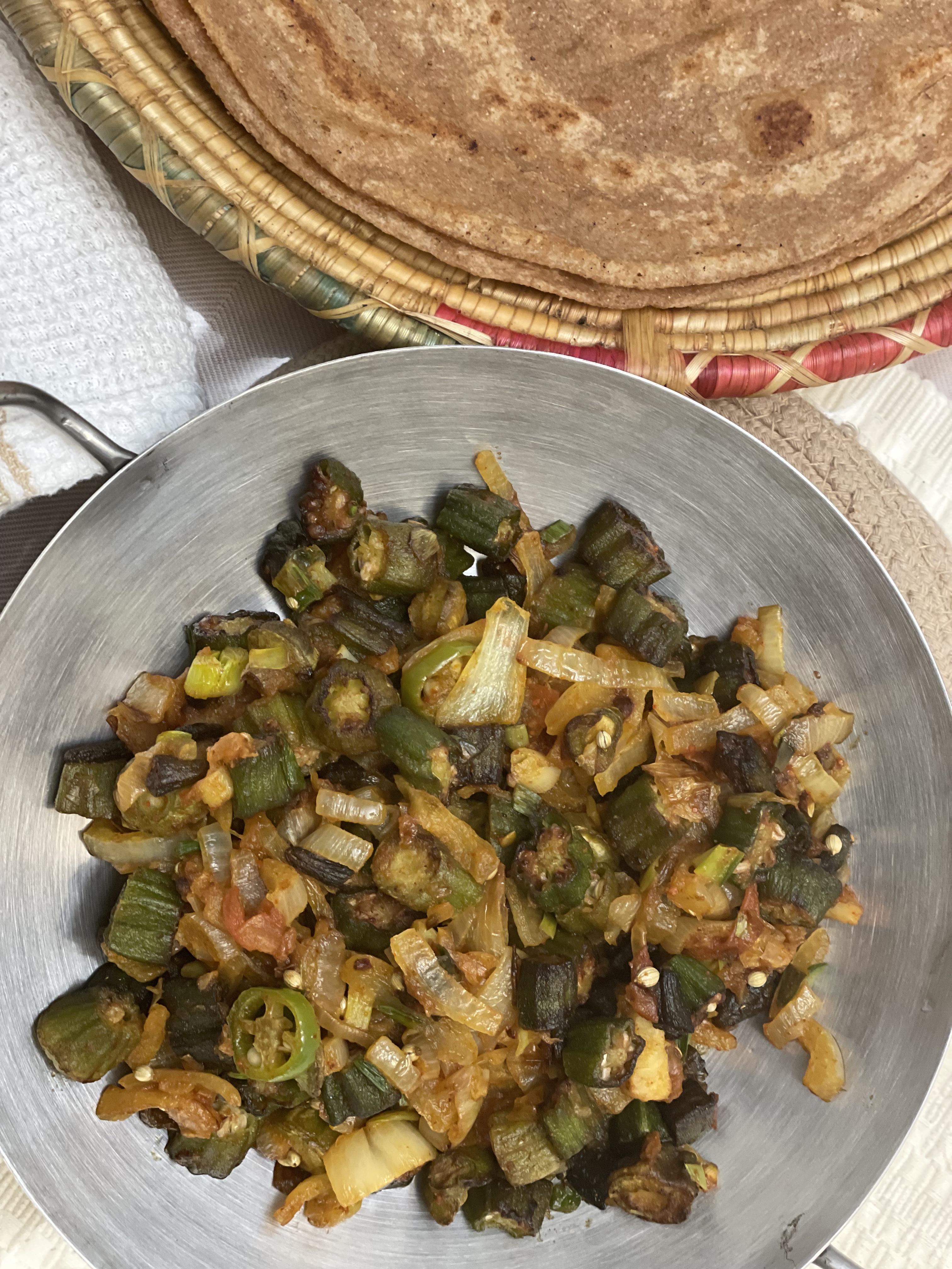 Okra vegetarian recipe 