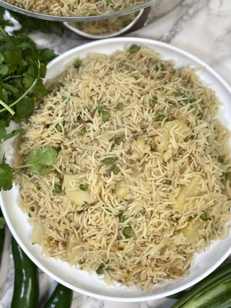 Aloo matar pulao