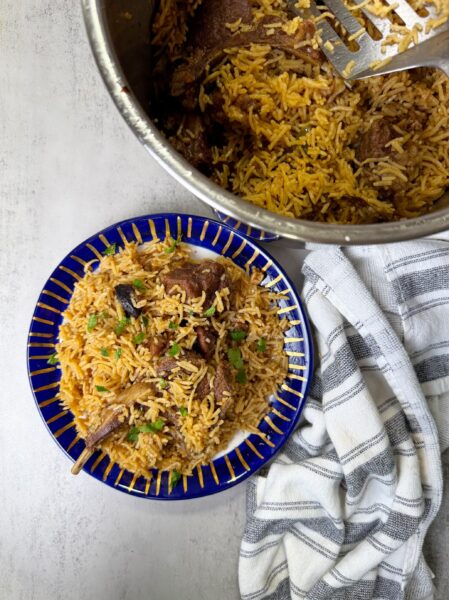 instant pot pulao made in less than an hour