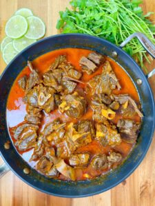 A kashmiri special mutton rogan josh made with the simplest spices